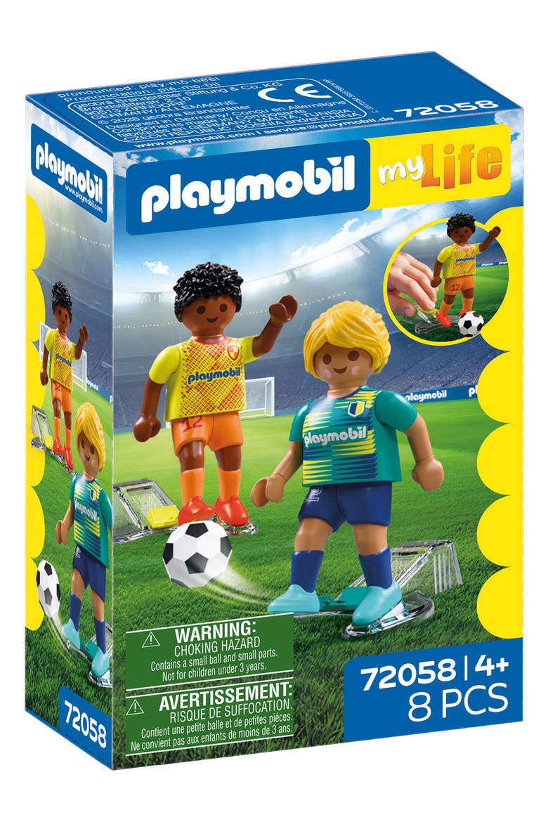 Soccer Players 72058 8-Piece Playset, Alternate, color, MULTI