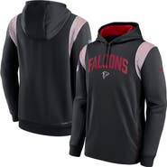 Nike Men's Nike Black Atlanta Falcons Sideline Athletic Stack Performance Pullover Hoodie