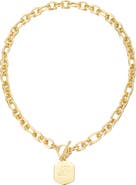 Adornia Monogram Initial Pendant Necklace