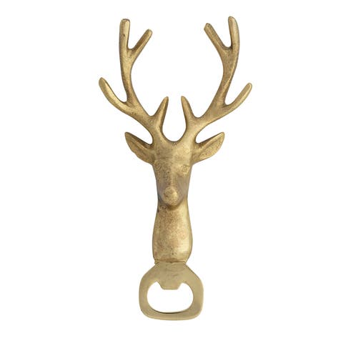 Reindeer Cast Aluminum Bottle Opener