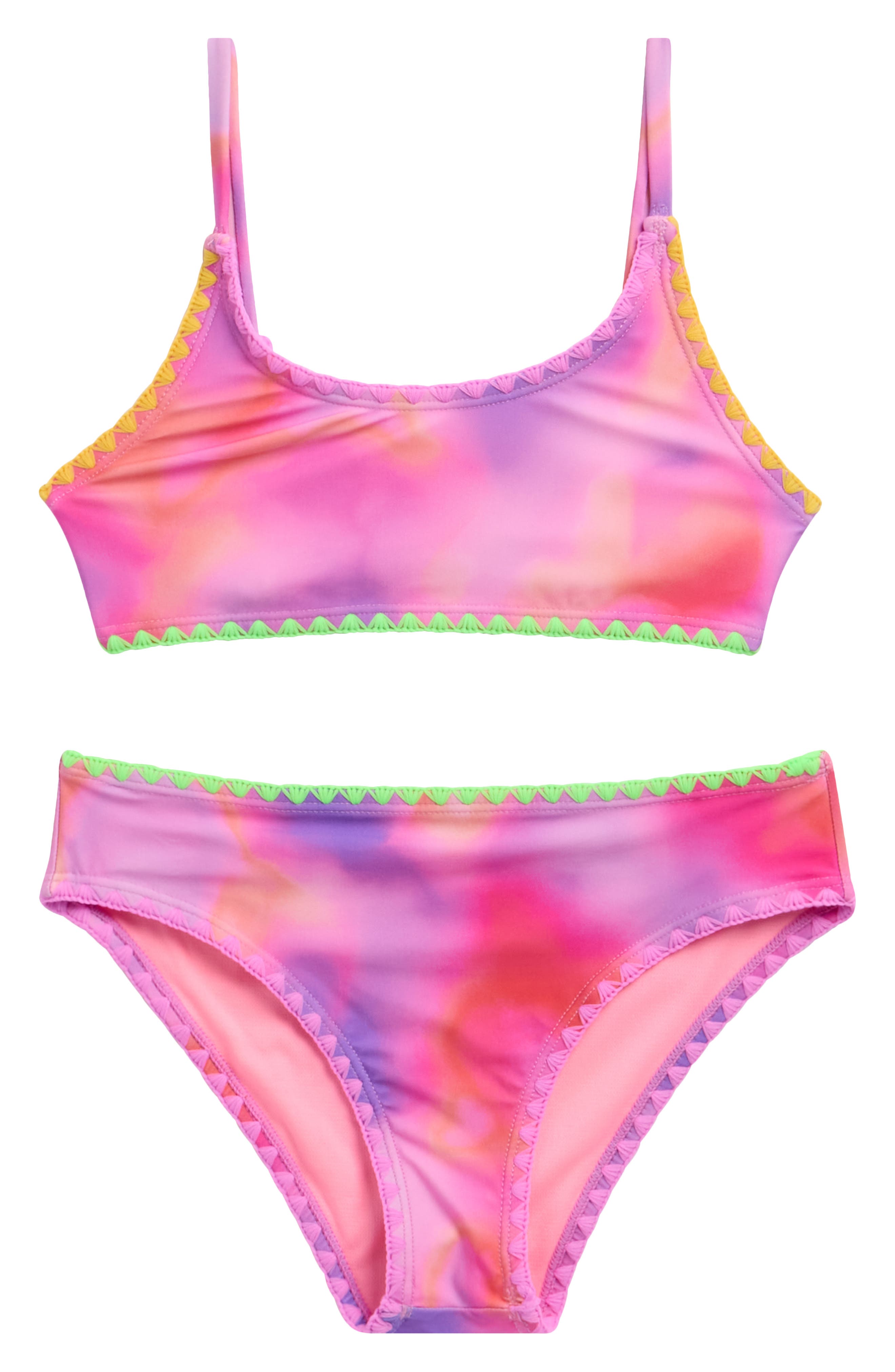 Beach Lingo Kids' Crop Bralette 2-Piece Swimsuit