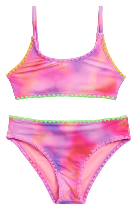 Kids' Crop Bralette 2-Piece Swimsuit (Big Kid)