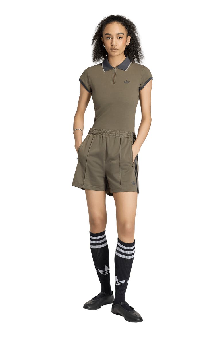 Pintuck Recycled Polyester Shorts, Alternate, color, BRANCH/ UTILITY BLACK