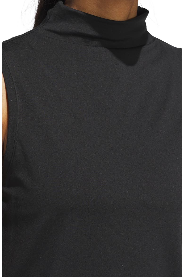 Funnel Neck Golf Top, Alternate, color, BLACK
