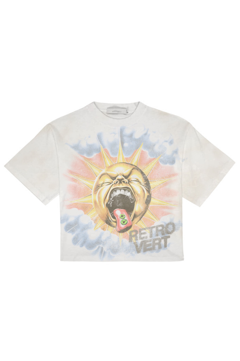 Sun Tongue Tee, Main, color, White