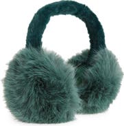 NORDSTROM RACK Faux Fur Collapsible Earmuffs