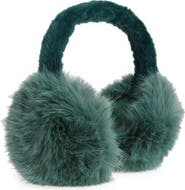 NORDSTROM RACK Faux Fur Collapsible Earmuffs