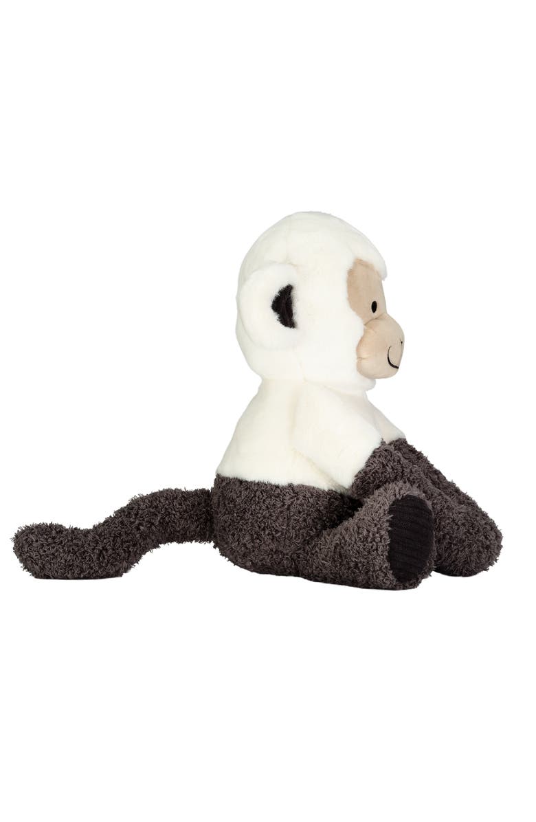 Lambs & Ivy Jungle Party Plush Monkey Stuffed Animal Toy - Charlie, Alternate, color, White