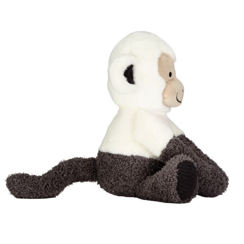 Lambs & Ivy Jungle Party Plush Monkey Stuffed Animal Toy In Neutral