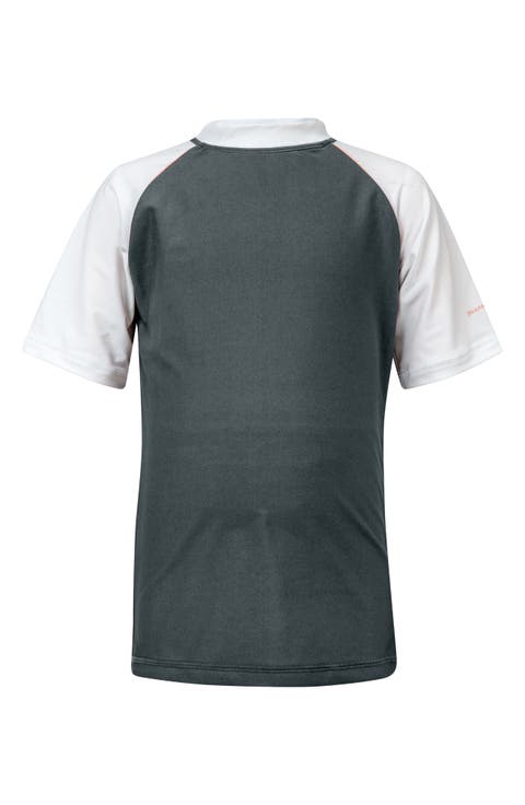 Raglan Short Sleeve Rashguard (Baby Boy, Toddler & Little Boy)