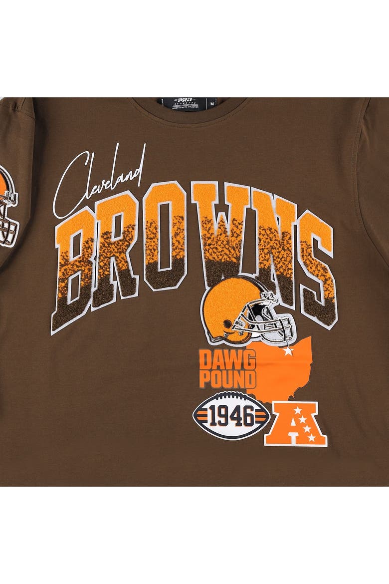 Men's Pro Standard Brown Cleveland Browns Hometown Collection T-Shirt, Alternate, color, Brown
