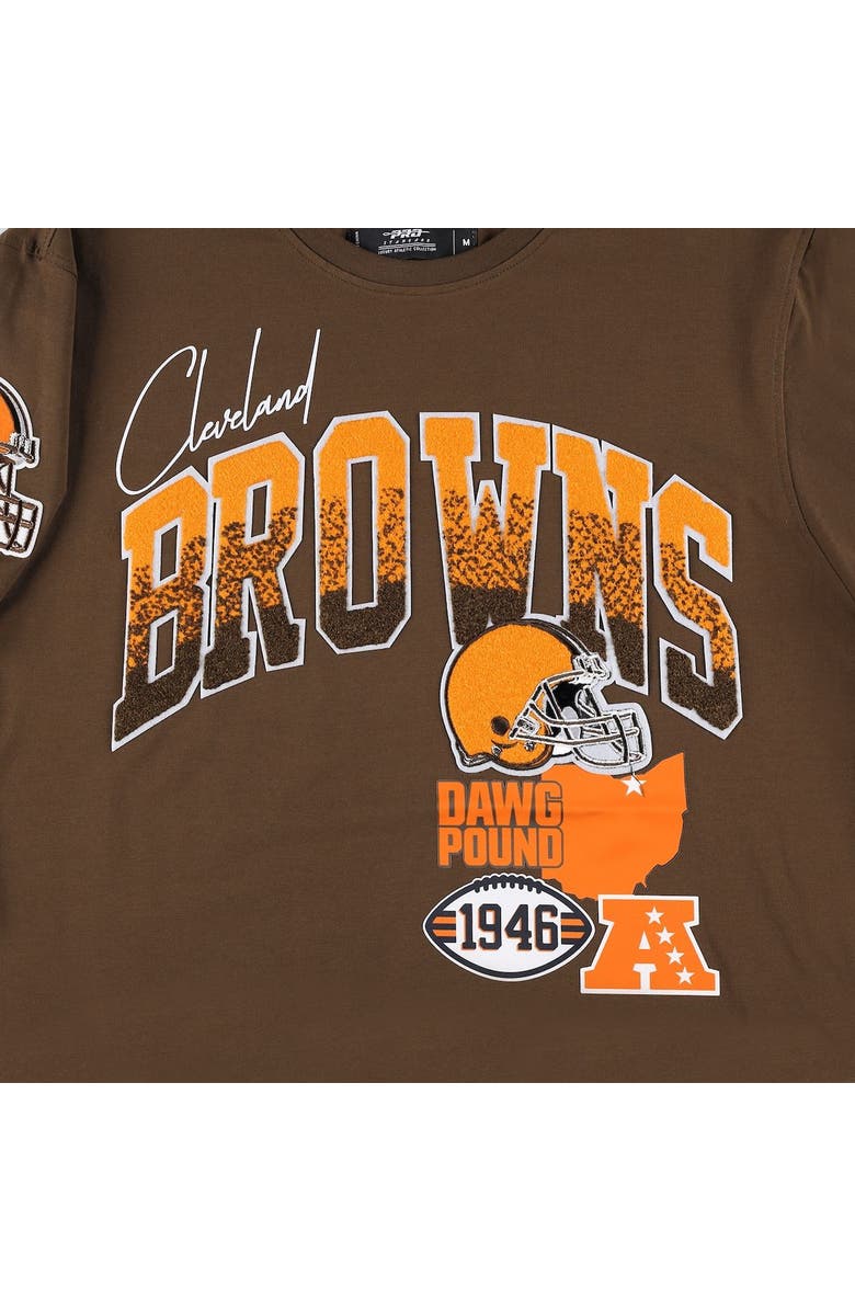 PRO STANDARD Men's Pro Standard Brown Cleveland Browns Hometown Collection T-Shirt, Alternate, color, Brown