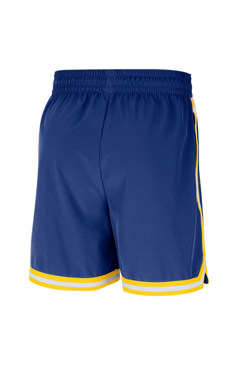 Nike Men's Nike Royal Golden State Warriors Authentic Pre-Game Woven Performance Shorts, Alternate, color, Royal
