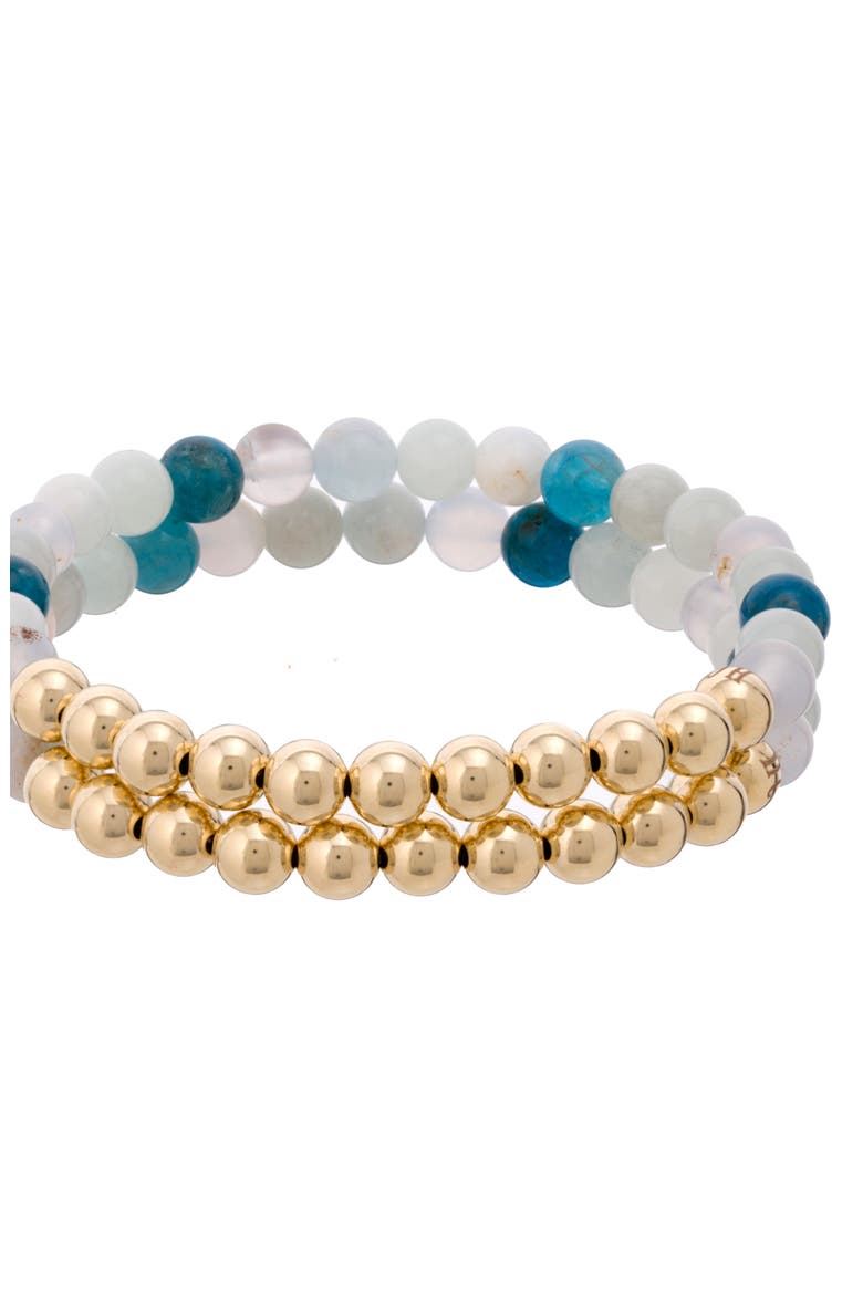 N13 Boss/Confidence Set of 2 Healer's Bracelets, Alternate, color, YELLOW GOLD