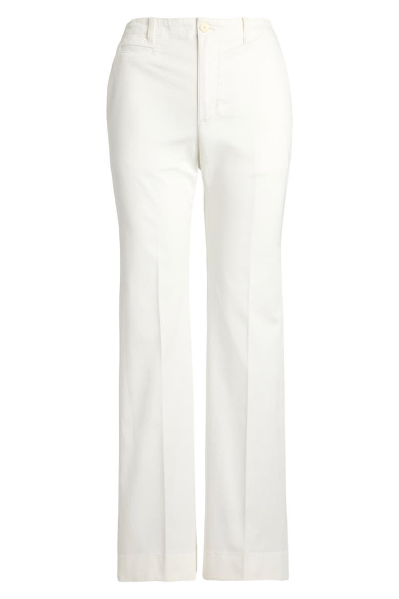 High Rise Chino Pants, Alternate, color, WHITE