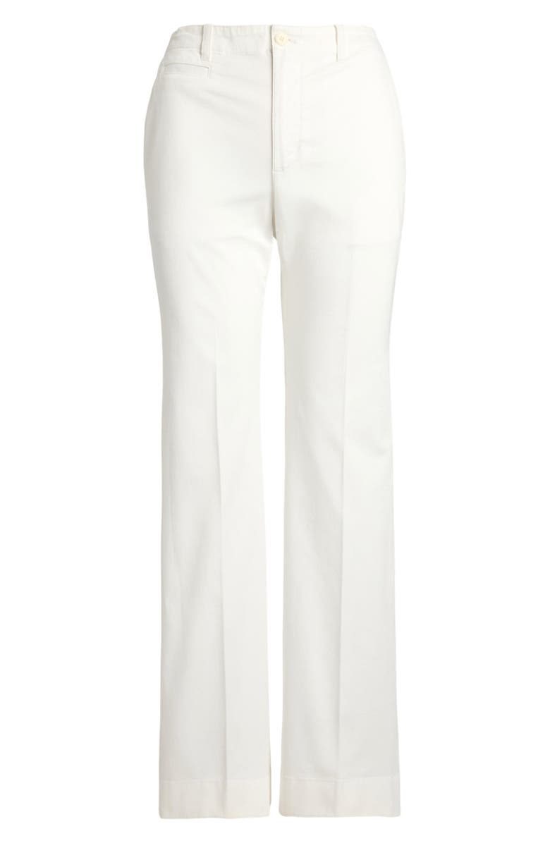 Lauren Ralph Lauren High Rise Chino Pants, Alternate, color, White