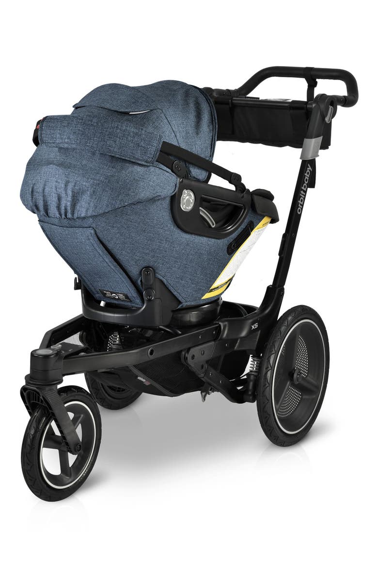 Jog, Lounge & Ride G5 Car Seat, Bassinet & Stroller Travel System, Alternate, color, MELANGE NAVY/ BLACK