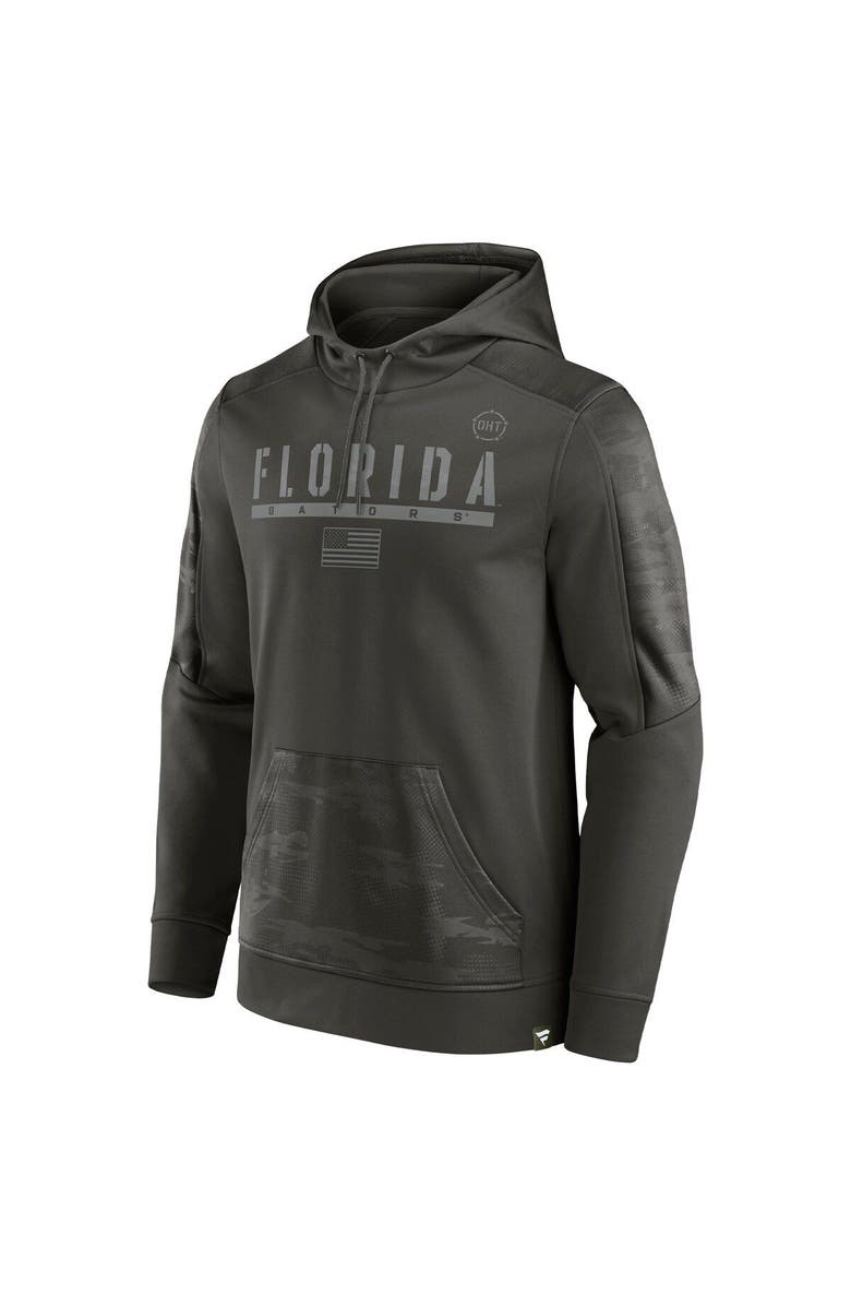 FANATICS Men's Fanatics Branded Olive Florida Gators Operation Hat Trick Military Appreciation Guardian Pullover Hoodie, Alternate, color, Olive