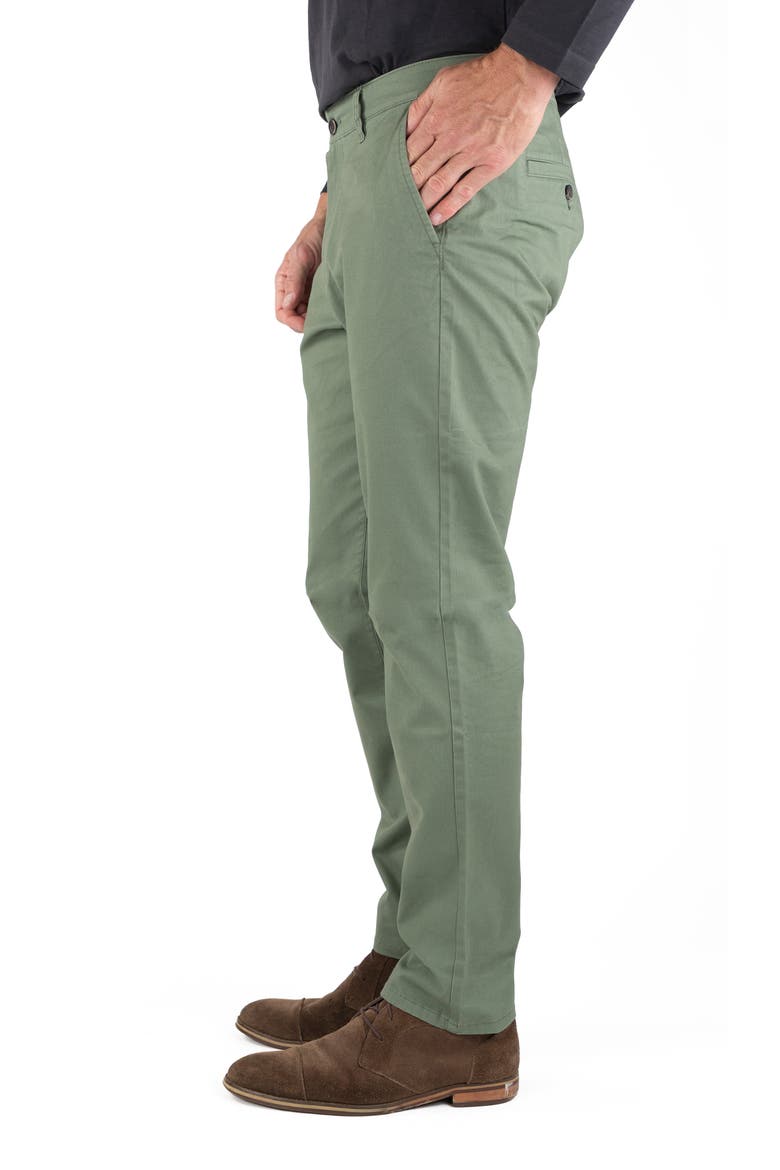 Straight Leg Stretch Cotton Twill Chino Pants, Alternate, color, LAUREL WREATH