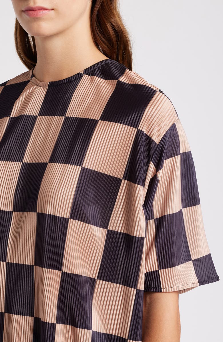 Dressed in Lala Grunge Girl Plissé Top & Maxi Skirt Set, Alternate, color, 