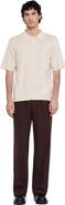 SANDRO Polo with rope embroidery