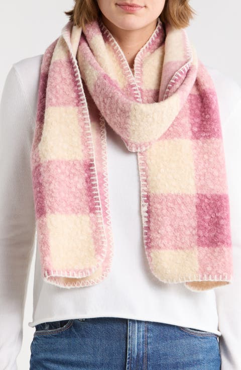 Whipstitch Plaid Scarf