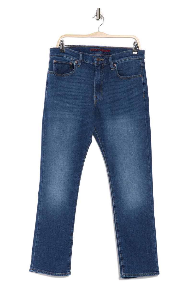 Lucky Brand 410 Athletic Straight Leg Jeans, Alternate, color, Electronic World