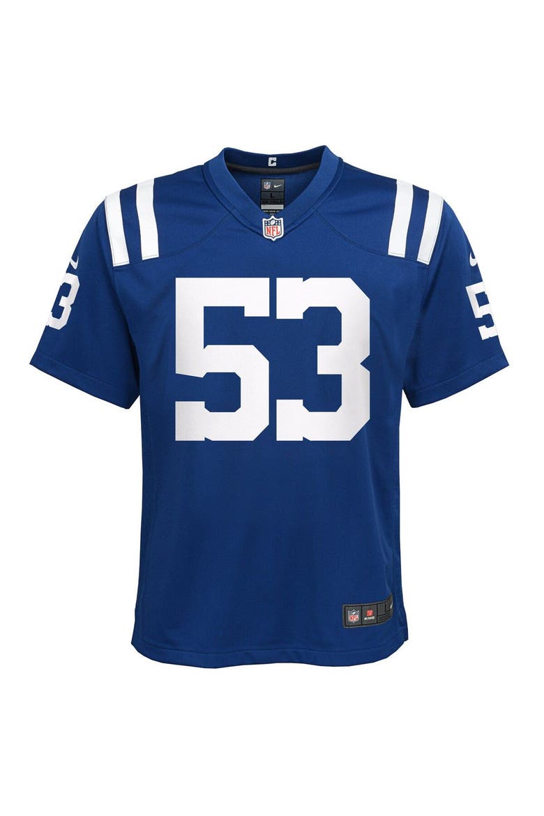 Youth Nike Shaquille Leonard Royal Indianapolis Colts Game Jersey, Alternate, color, Royal