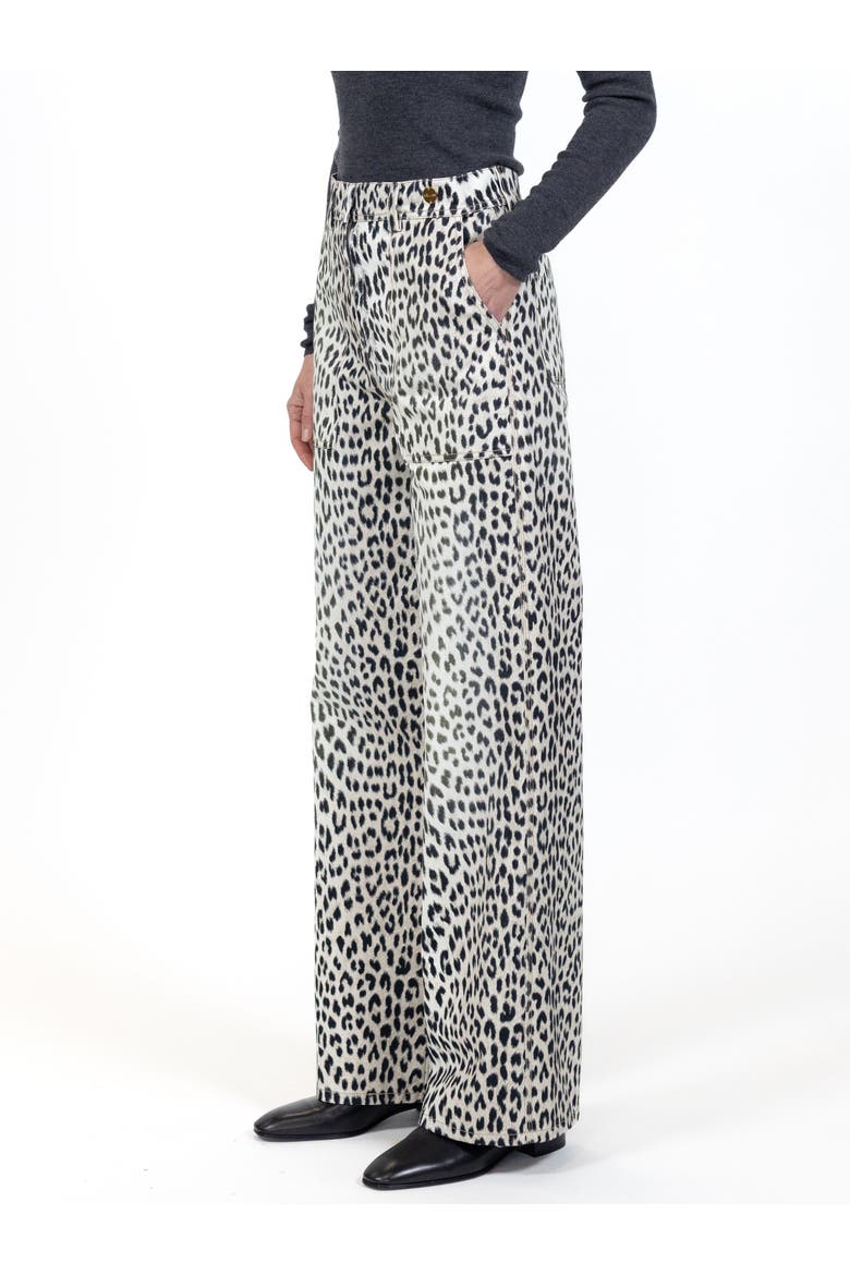 Lori Wide Leg Pant, Alternate, color, Chettah Print
