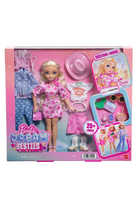 Dream Besties™ Festival Looks Malibu Barbie Doll Set