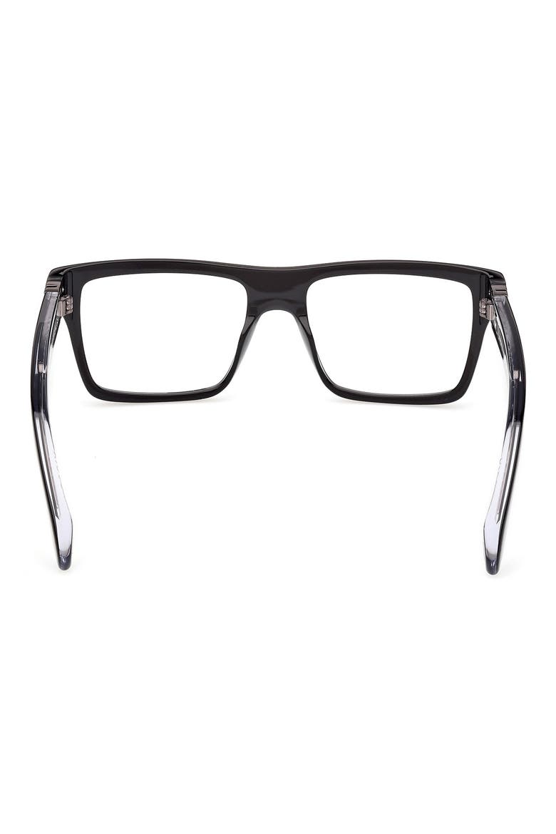 54mm Rectangular Optical Glasses, Alternate, color, BLACK