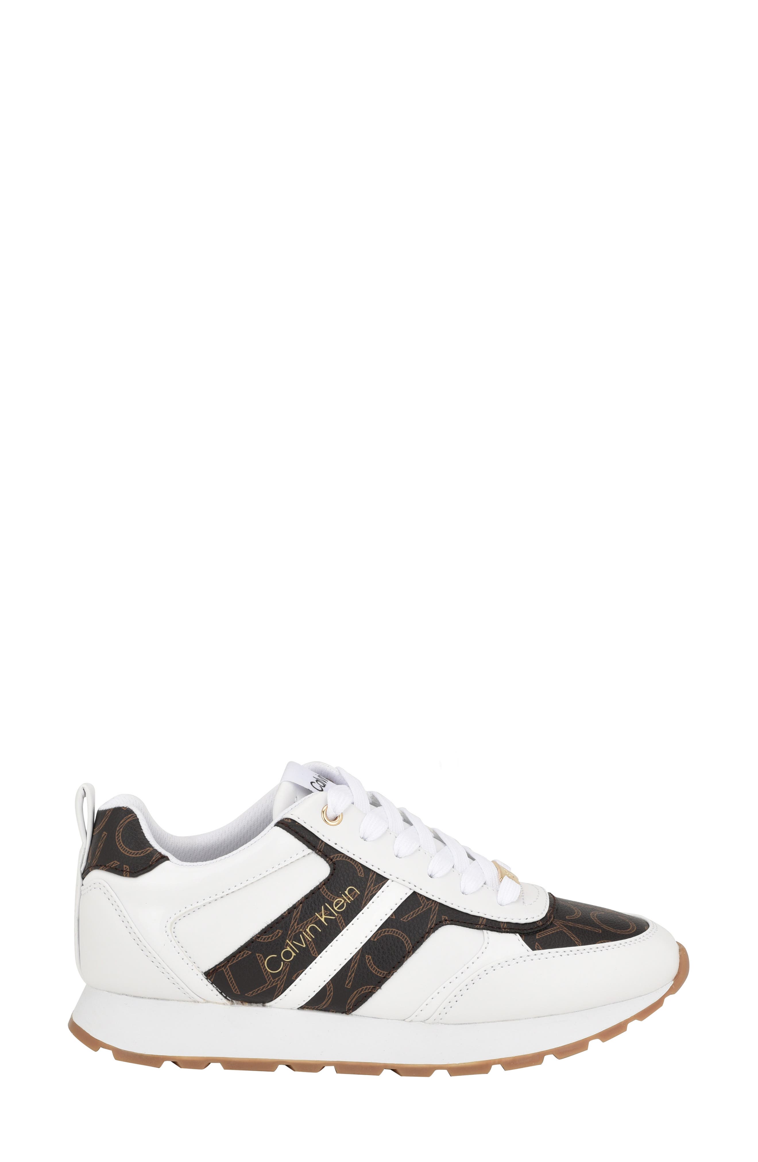 Calvin Klein Carlla Sneaker, Alternate, color, Brown