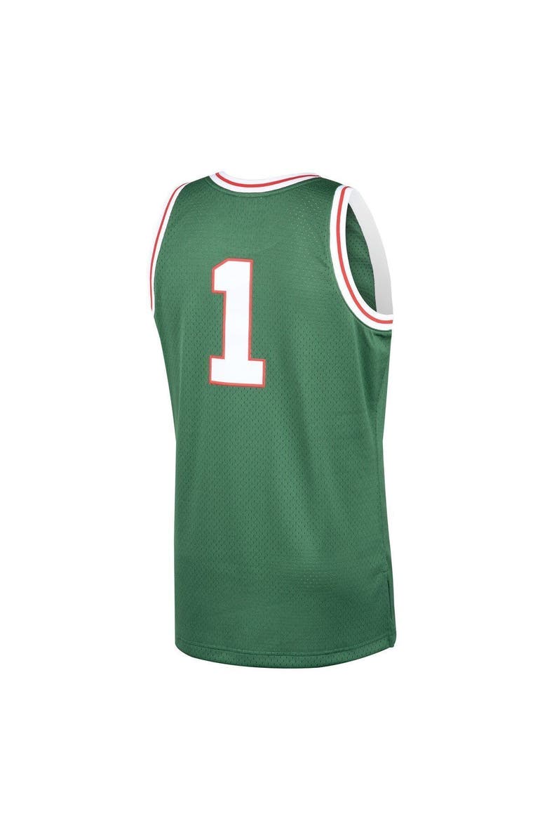 Mitchell & Ness Men's Mitchell & Ness Oscar Robertson Green Milwaukee Bucks 2001/02 Hardwood Classics Swingman Jersey, Alternate, color, 