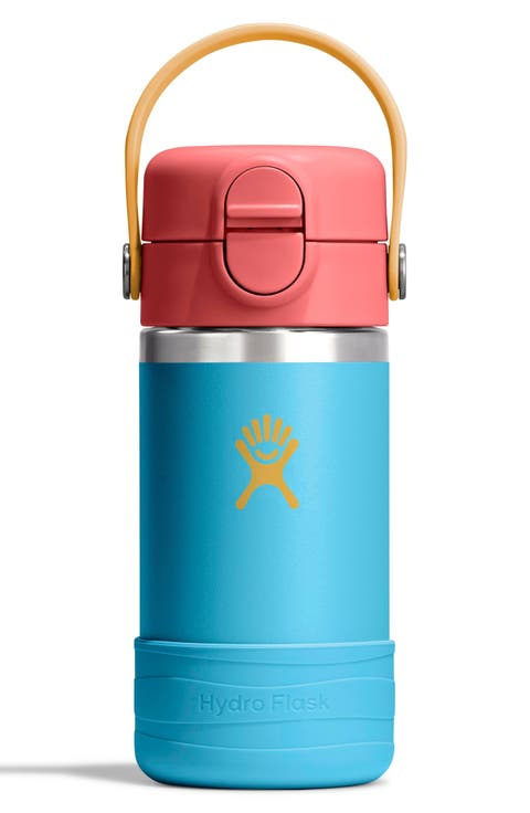 Kids' 12 oz. Wide Mouth Covered Straw Water Bottle