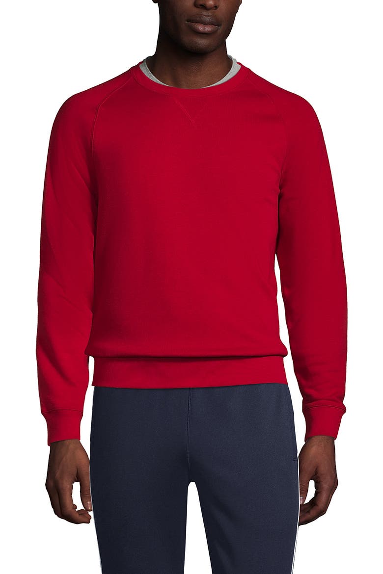 School Uniform Adult Long Sleeve Crewneck Sweatshirt, Alternate, color, Red