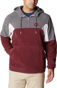 Columbia Men's Columbia Maroon Texas A&M Aggies Lodge Quarter-Zip Hoodie