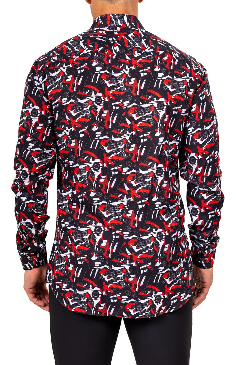 Maceoo Fibonacci Marthyr 0284 Contemporary Fit Button-Up Shirt, Alternate, color, 