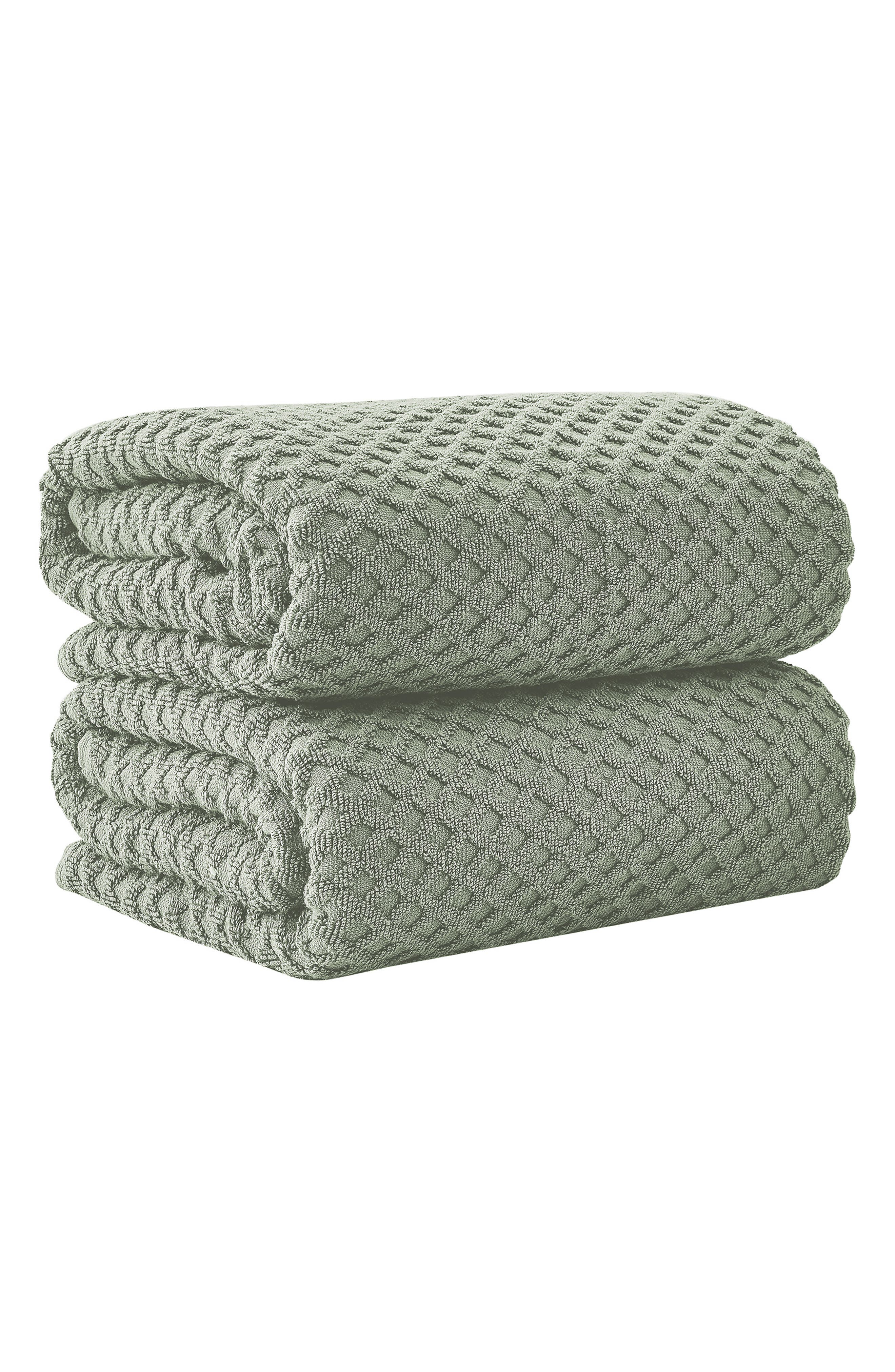 Woven & Weft Diamond 2-Pack Bath Towel Set