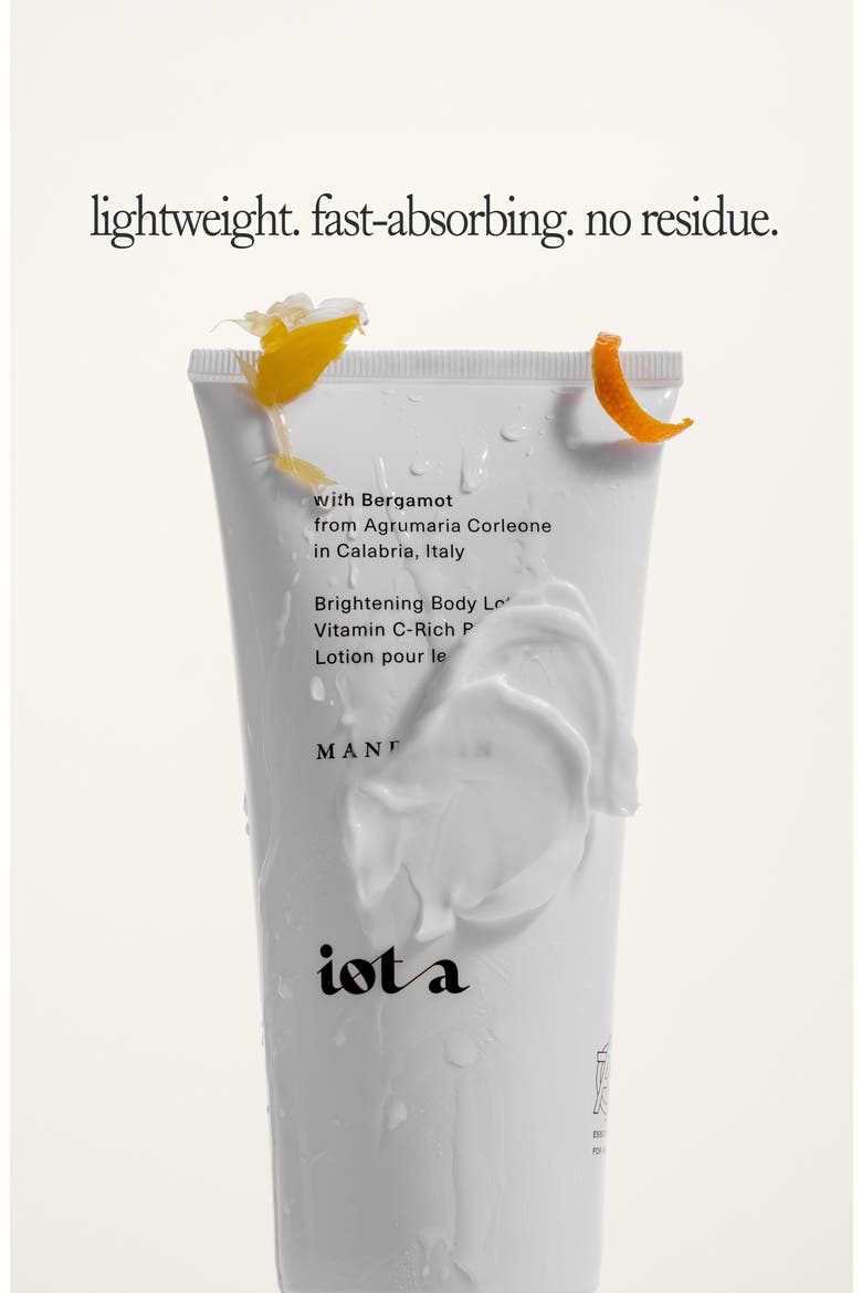 Mandarin & Bergamot Brightening Body Lotion, Alternate, color, WHITE