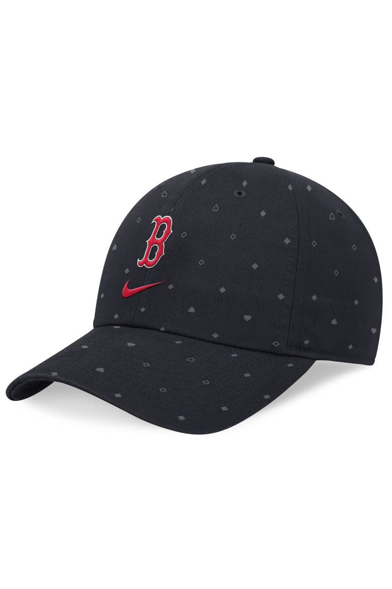 Men's Nike  Navy Boston Red Sox Primetime Print Club Adjustable Hat, Main, color, Navy