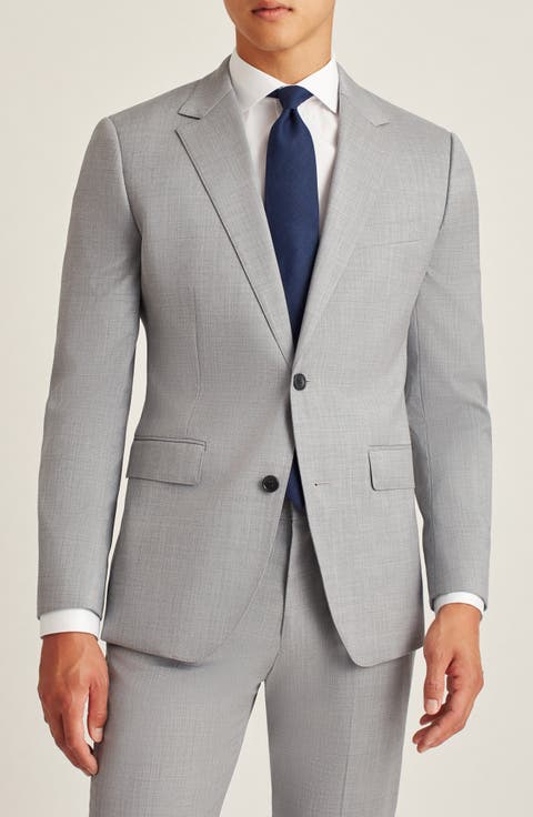 Jetsetter Slim Fit Stretch Wool Suit Jacket (Regular & Big)