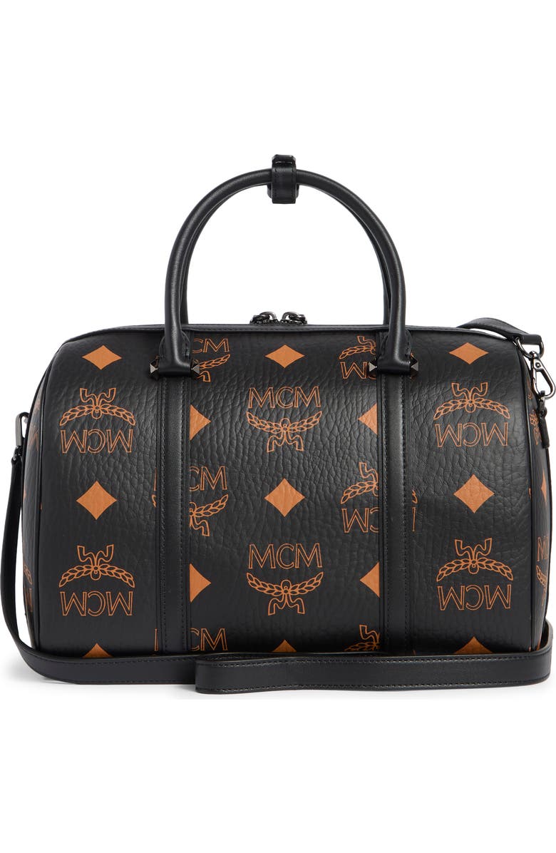 MCM Aren Barrel Bag, Alternate, color,