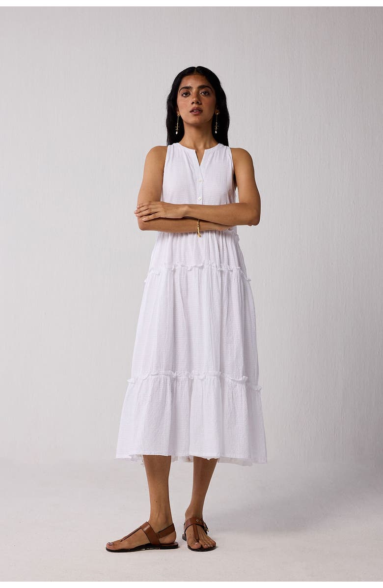 Reistor Sleeveless Easy Maxi Dress, Alternate, color, White