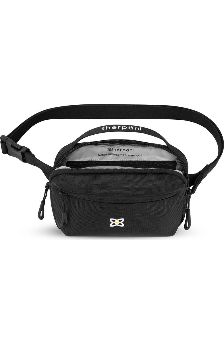 Sherpani Hyk Lightweight Belt Bag, Alternate, color, Raven