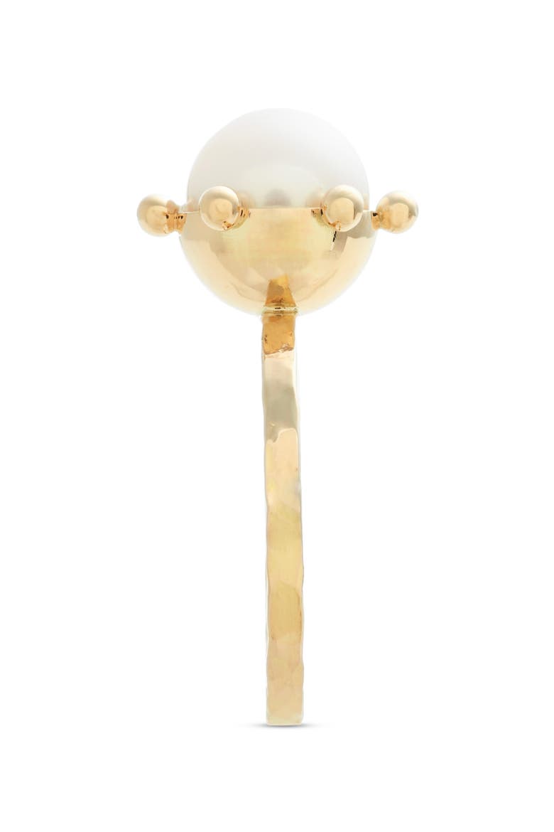 Bubble Cultured Pearl Ring, Alternate, color, 14K YELLOW GOLD/ PEARL