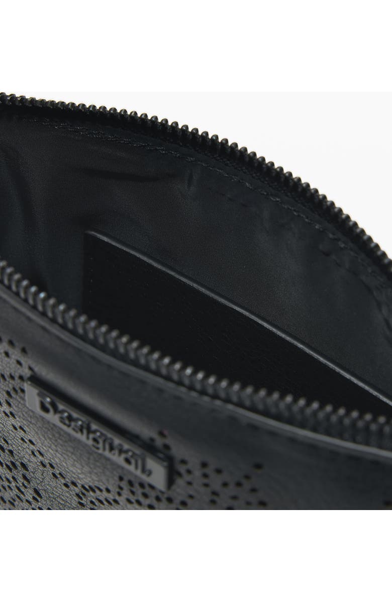 Desigual Small Peforated Faux Leather Crossbody Bag, Alternate, color,