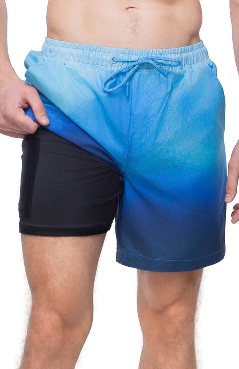 Men's 7" Compression Liner Swim Trunks UPF 50+