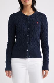 Polo Ralph Lauren Cable Knit Cotton Cardigan