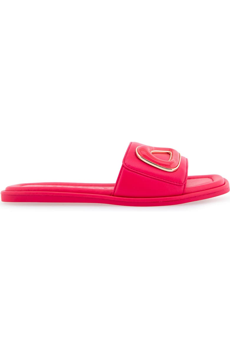 Aerosoles Blaire Buckle Slide Sandal, Alternate, color, Virt Pink Lthr