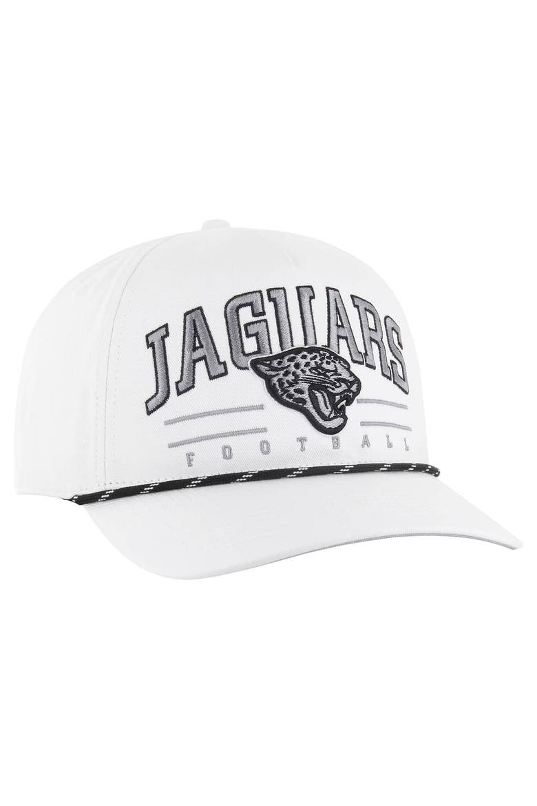 Men's '47 White Jacksonville Jaguars Roscoe Speckle Adjustable Hat, Alternate, color, White